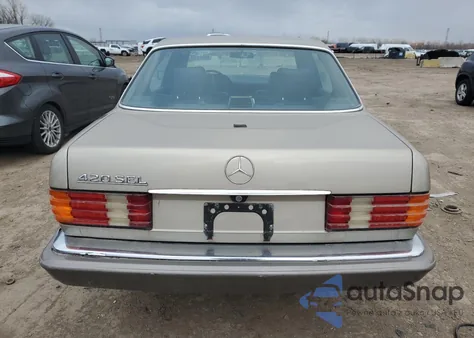 1986 Mercedes-Benz 420 Sel из США, поврежденный, VIN WDBCA35D2GA246302